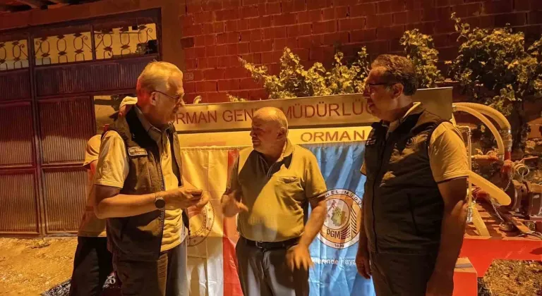 Patlak lastikle yangına koşmuştu:, OGM tanker hediye etti