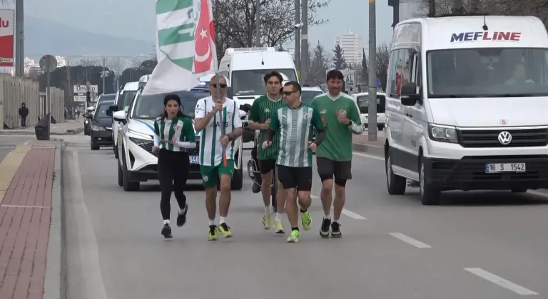 Sevgililer Günü'nde Bursaspor aşkı ile koştular