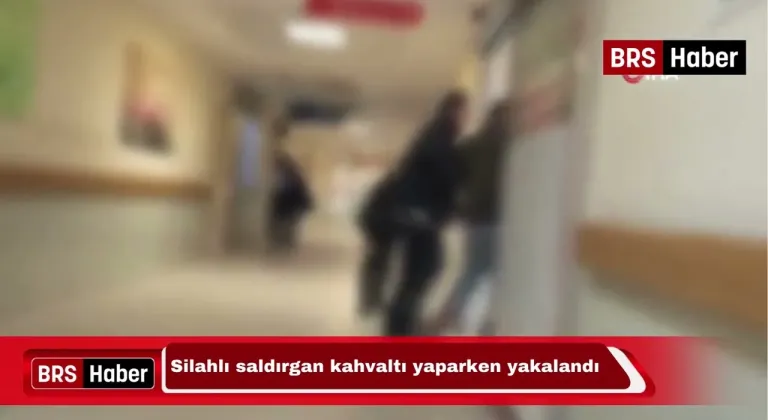 Silahlı saldırgan kahvaltı yaparken yakalandı