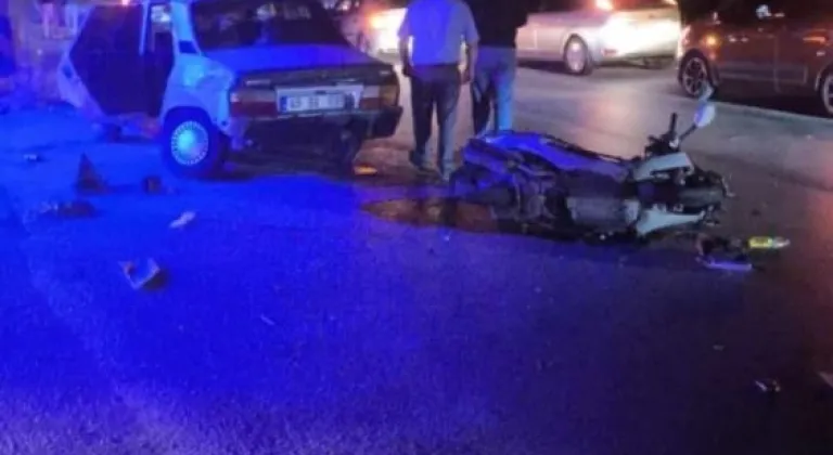 Sındırgı'da feci kaza: 1 ölü, 1 yaralı