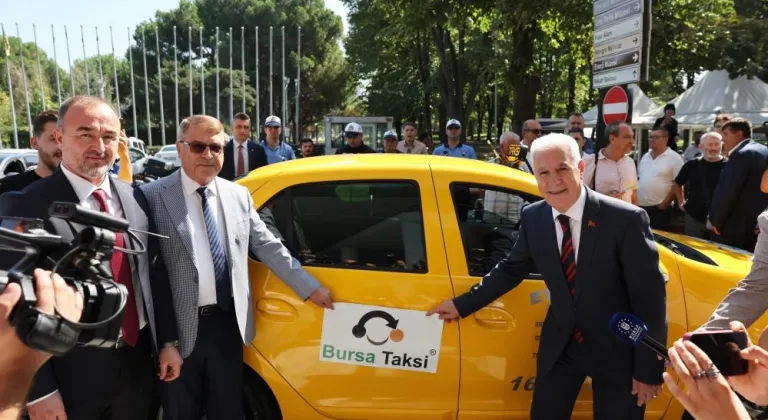 Tamamen yerli yazılımla geliştirildi: 'Bursa Taksi' yollarda