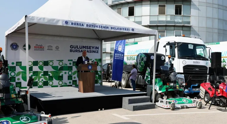 Tarım Peyzaj A.Ş.’ye yeni araçlar, hedef daha yeşil bir Bursa