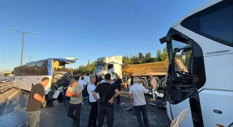 TEM Otoyolu'nda zincirleme kaza: Ölü  yaralılar var!