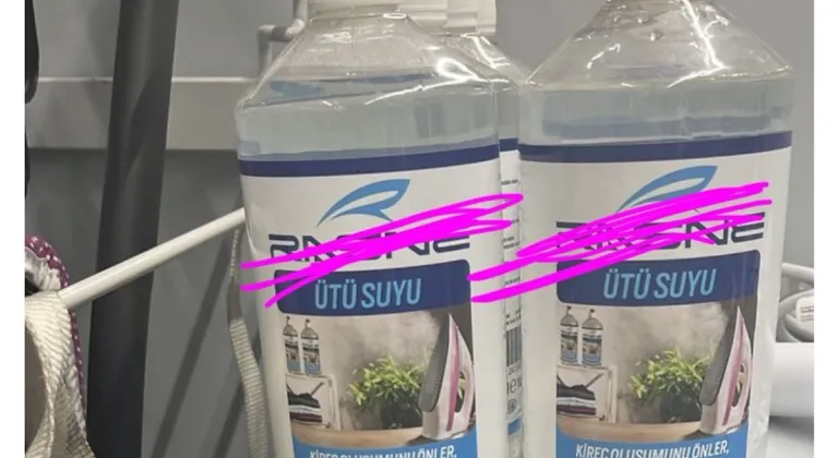 Ütü yapmak için özel satılan "Ütü Suyu" tartışma yarattı