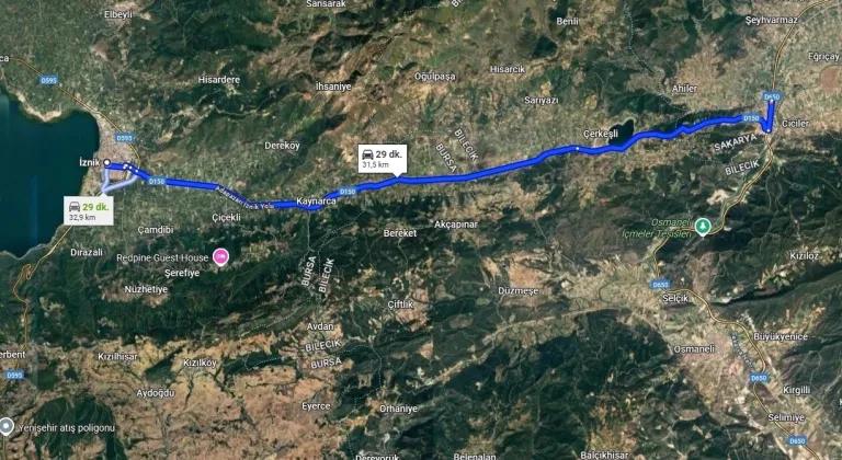 Yıllardır beklenen İznik-Mekece yolu ihaleye çıkıyor