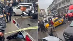 Aynasını kıran kuryeyi aracıyla ezdi