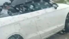 Bursa'da ilginç görüntüler