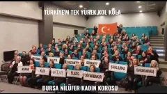 Bursa Nilüfer Kadın Korosu Tematik Performanslarıyla Büyülüyor