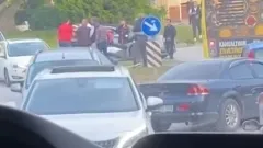 Bursa'da sürücüler sokağı boks ringine çevirdi