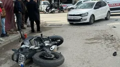 Metrelerce sürüklendi... Kaza anı böyle görüntülendi