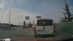 Yolu kaçırdı, trafiği tehlikeye soktu