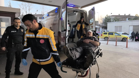 Kerestelerin üzerinden düşen işçi ağır yaralandı