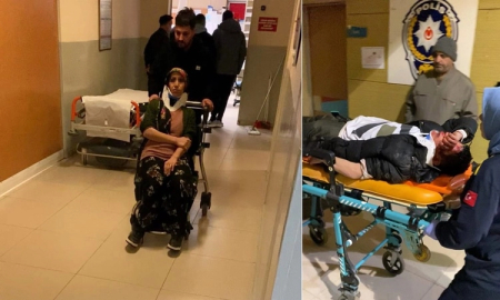 Motosiklet yayaya çarptı: 2 ağır yaralı