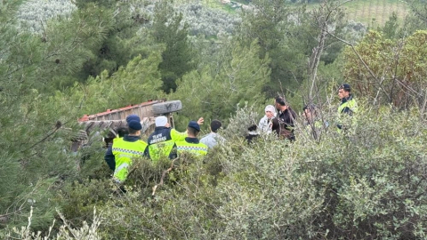 Bursa'da traktör şarampole yuvarlandı: 1 ölü, 1 yaralı