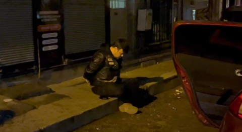 Uygulamadan kaçan alkollü sürücü polis aracına çarptı