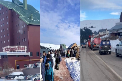 Uludağ’da otelde duman paniği!