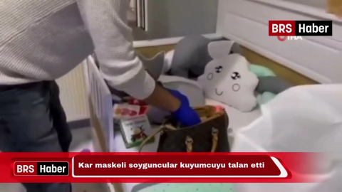 Kar maskeli soyguncular kuyumcuyu talan etti!