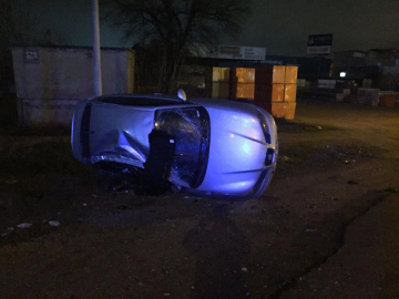 Bursa'da kaza! Metrelerce takla attı...