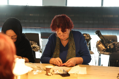 Nilüferli kadınlardan sevgililer günü tasarımı