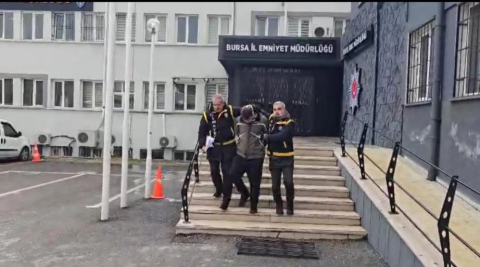 Bursa'da hırsızlık yapıp işyerini sahibi öldüren zanlı tutuklandı
