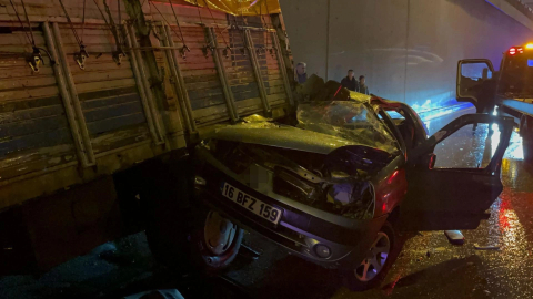 Bursa'da ölümlü kaza!