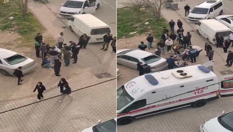 Bursa'da motosiklet park halindeki iki otomobile çarptı: 2 yaralı