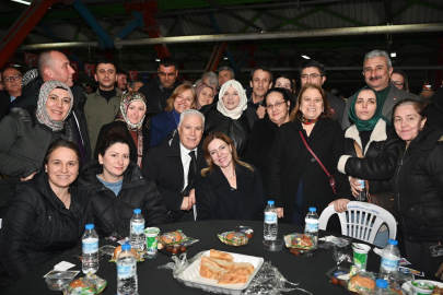 Başkan Bozbey bu kez Soğanlı'da oruç açtı