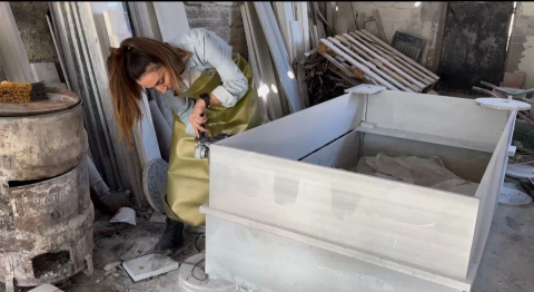 Hem anne hem de mermer ustası