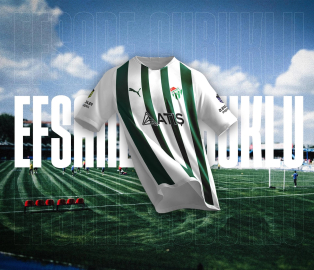 Bursaspor 'Efsane Çubuklu' forma ile sahada