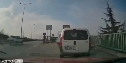 Yolu kaçırdı, trafiği tehlikeye soktu