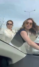 Bu sefer kadın sürücüler tartıştı