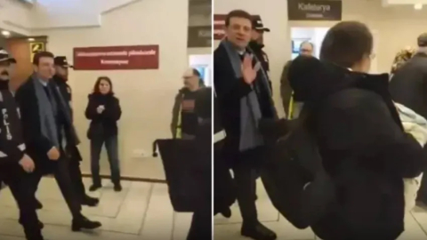 Ekrem İmamoğlu'nun gözaltındaki ilk görüntüleri