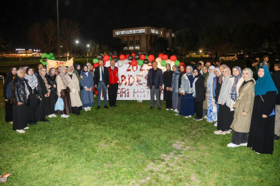 Üniversite kampüsünde Ramazan coşkusu