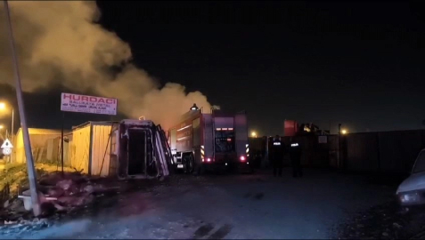 Bursa’da geri dönüşüm tesisinde yangın