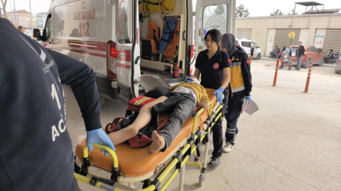 Bursa'da motosikletin çarptığı çocuk yaralandı