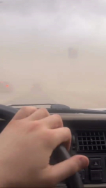 Bursa'nın o ilçesinde toz hortumları oluştu