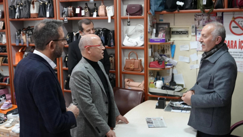 AK Parti Bursa İl Başkanı Davut Gürkan boykota tepki için sahaya indi