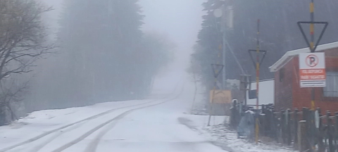 Uludağ'a nisan ayında kar sürprizi