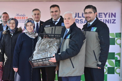 Bursalı çiftçiye 1 milyon 222 bin fide hibe edildi