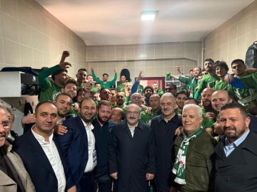 Bursa protokolünü buluşturan fotoğraf