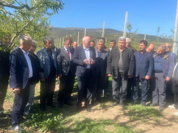 İznik'teki çiftçilere destek çağrısı