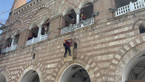 Bursa'da kültürel mirasları kurtarmak için afet tatbikatı geçekleştirildi