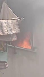 Ev cayır cayır yandı