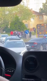 Bursa'da sürücüler sokağı boks ringine çevirdi