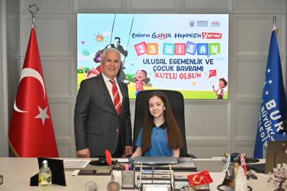 Bursa’nın yeni başkanları Duru ve İlke oldu