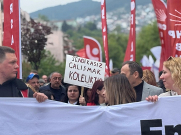 Bursa'da 1 Mayıs kutlamaları başladı