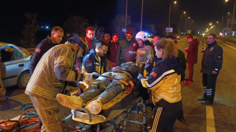 Bursa'da kamyonun altına giren otomobilin sürücüsünden acı haber