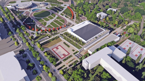 Bursa’nın yeni simgesi için geri sayım bitti! Atatürk Spor Salonu’nun temeli atıldı