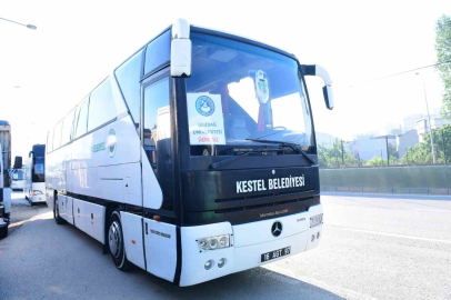 BURULAŞ grevine karşı Kestel Belediyesi'nden ücretsiz servis hamlesi
