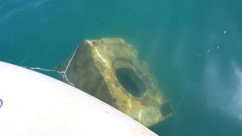 Pes dedirten manzara! Denizden çamaşır makinesi çıktı!